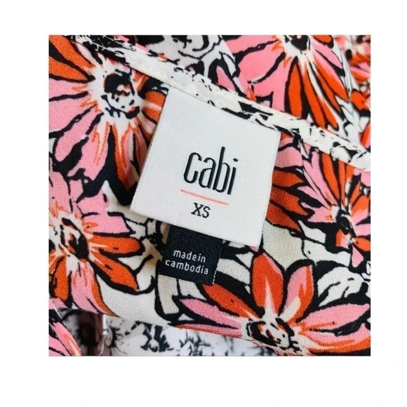 Cabi #5730 Seraphina layered blouse top XS - Picture 8 of 9